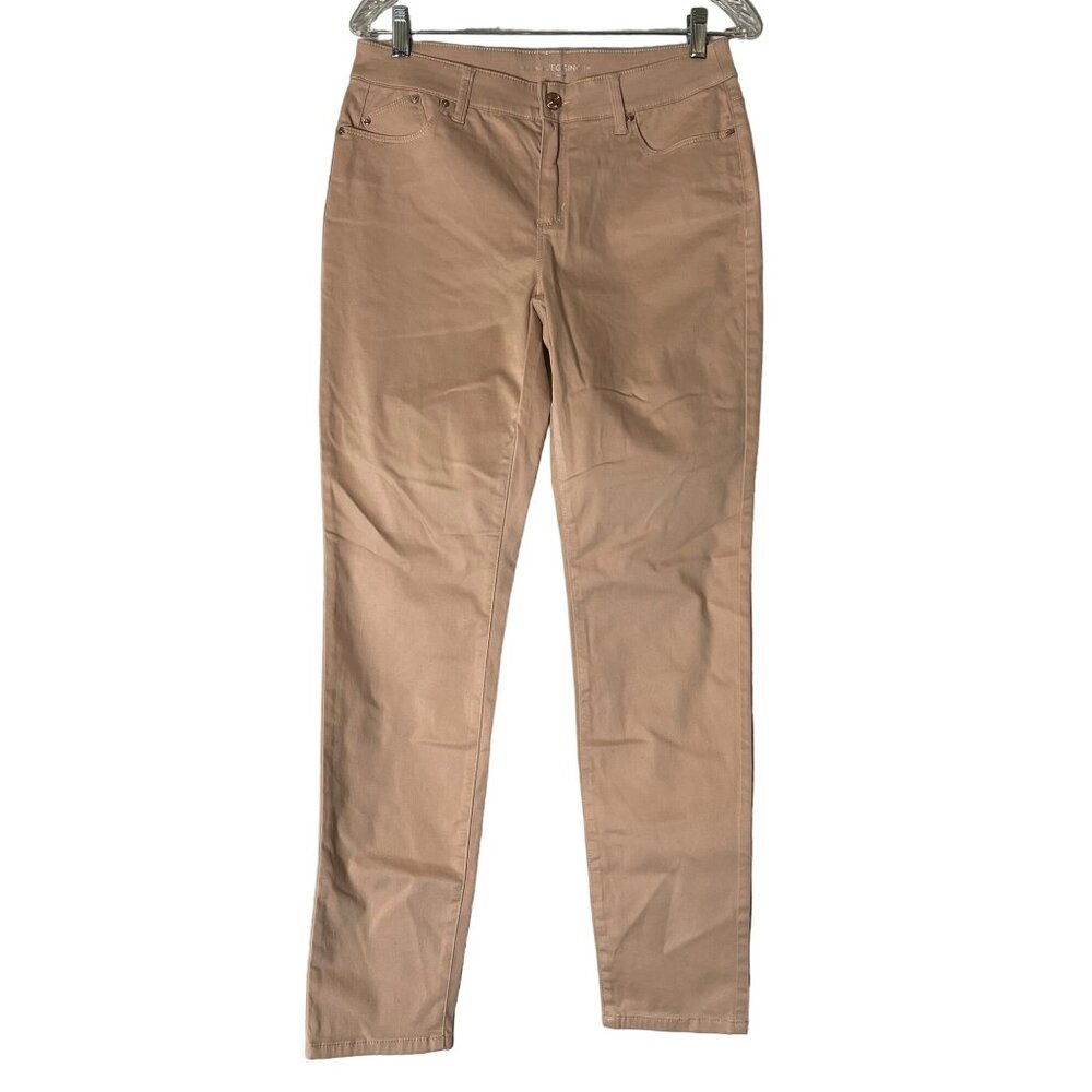Chico's Platinum Jegging Stretch Pants Size Chico 0.5R ( US Small 6) Tan Beige